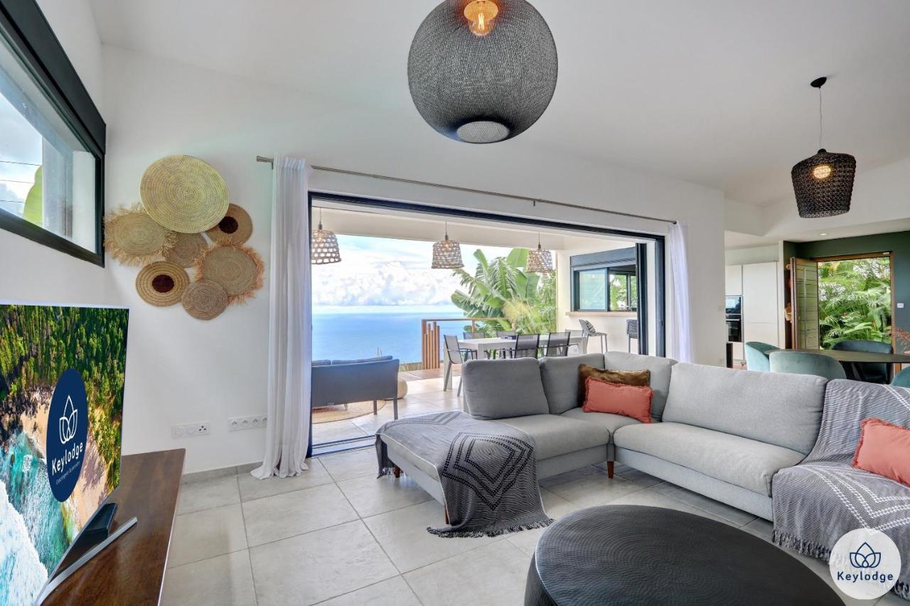 Villa Paloma 4 Etoiles Avec Piscine Et Vue Exceptionnelle Sur L'Ocean A Saint-Leu Exteriör bild