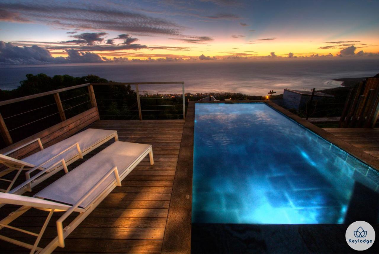 Villa Paloma 4 Etoiles Avec Piscine Et Vue Exceptionnelle Sur L'Ocean A Saint-Leu Exteriör bild