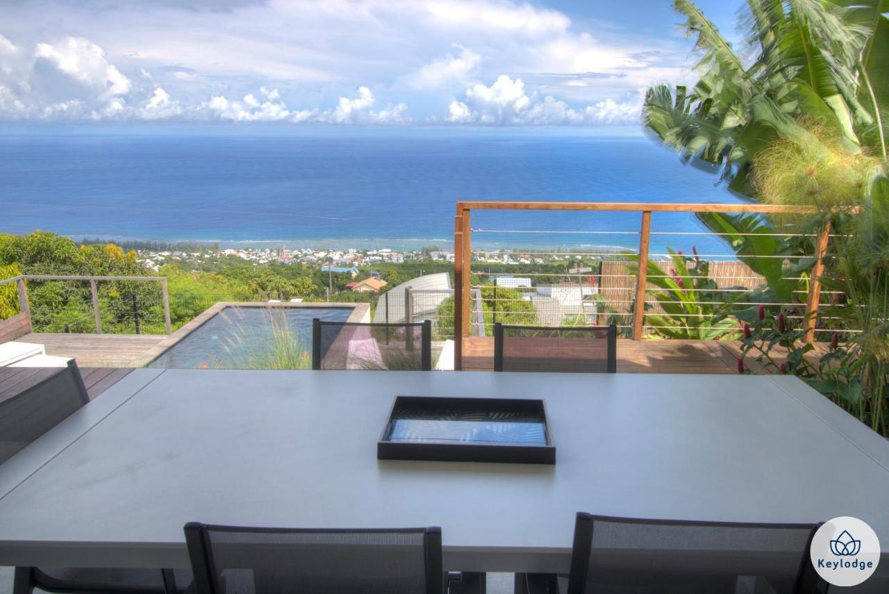 Villa Paloma 4 Etoiles Avec Piscine Et Vue Exceptionnelle Sur L'Ocean A Saint-Leu Exteriör bild