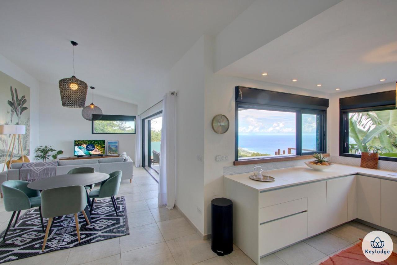 Villa Paloma 4 Etoiles Avec Piscine Et Vue Exceptionnelle Sur L'Ocean A Saint-Leu Exteriör bild