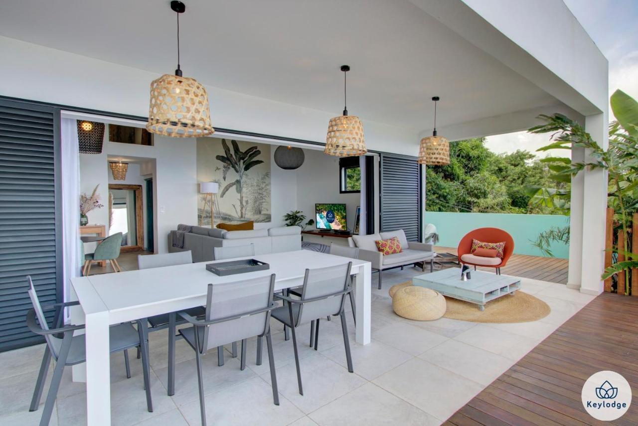 Villa Paloma 4 Etoiles Avec Piscine Et Vue Exceptionnelle Sur L'Ocean A Saint-Leu Exteriör bild