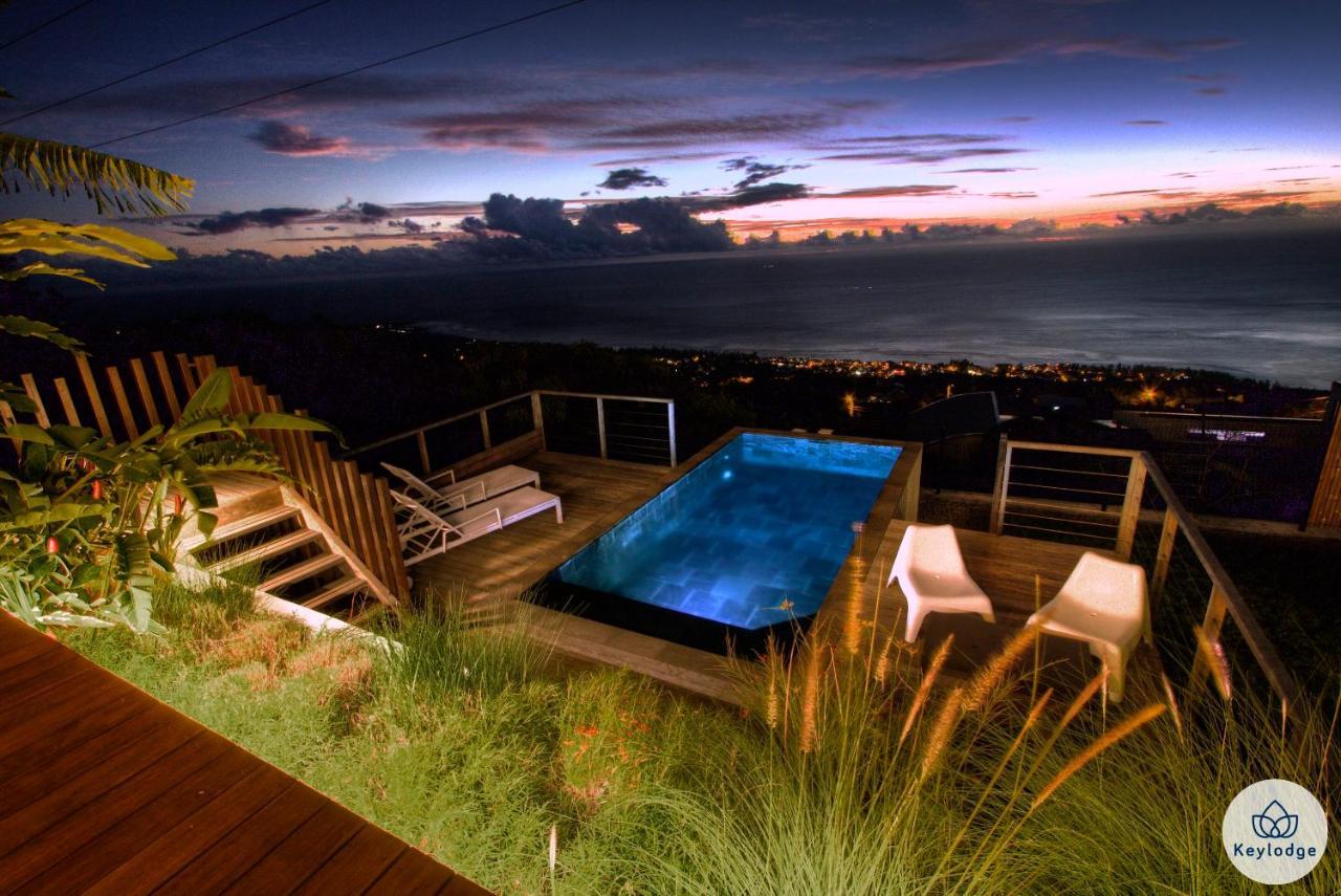 Villa Paloma 4 Etoiles Avec Piscine Et Vue Exceptionnelle Sur L'Ocean A Saint-Leu Exteriör bild